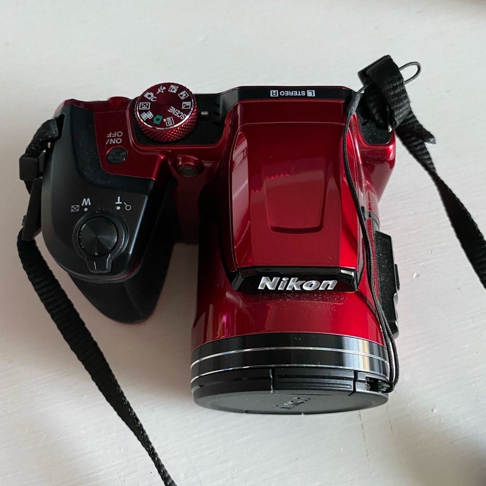 Used red COOLPIX B500 Digital Camera from Nikon
